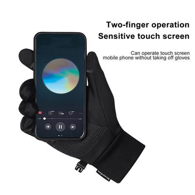 Motorcycle Bicycle Cycling Gloves Non-Slip Windproof Waterproof Heat Insulation Touch Screen Design Riding Gloves