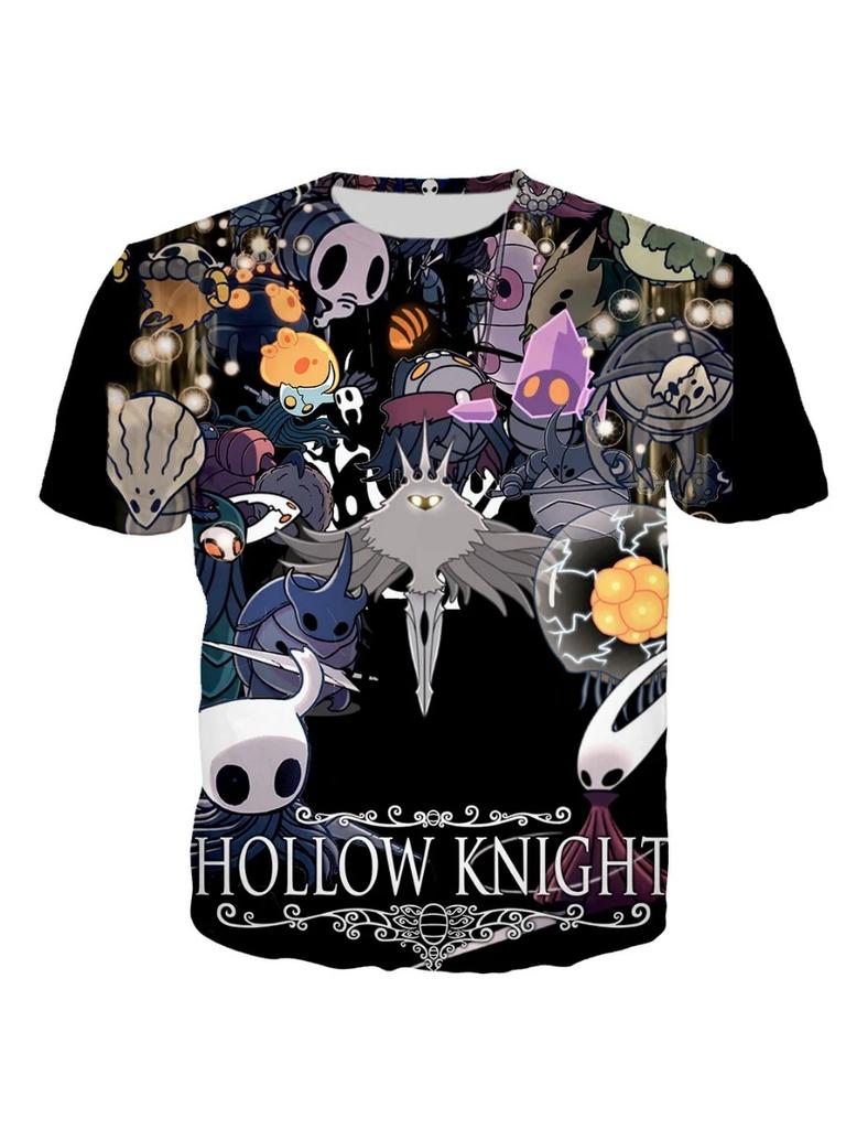 Summer Hollow Knight Game 3D Print T-Shirts Men Women Fashion StreetwearShort Sleeve