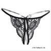Women's Sexy Sheer Lace Three-Piece Crotchless Lingerie Set