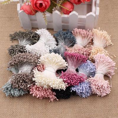 Mini stame fiori artificiali fatti a mano decorazione della casa di nozze accessori per album di Natale fai da te