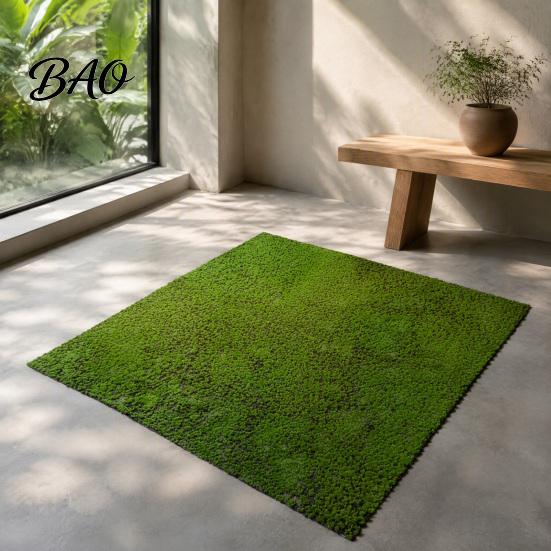 Greenery for Micro Landscape Fake Moss Mat, Realistic Artificial Faux Green Grass, 39" x Terrarium Natural Looking Turf Crafts, DIY Fairy Garden,