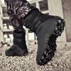Outdoor Boots Men High Quality Lace-up Ankle Boots Waterproof Hiking Ankle Boots Wear-resistant Jungle Trekking Size39-47