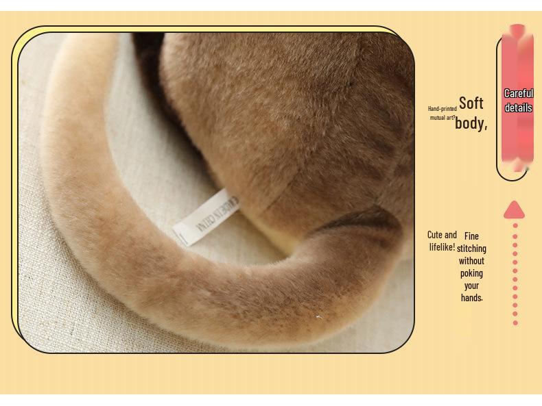 Siamese Cat Plush Toy: Early Education Comfort Gift for Children, Home Decor Ornament