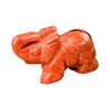 Hand Carved Healings Crystals Gemstones Elephant Statue Collectible Figurines