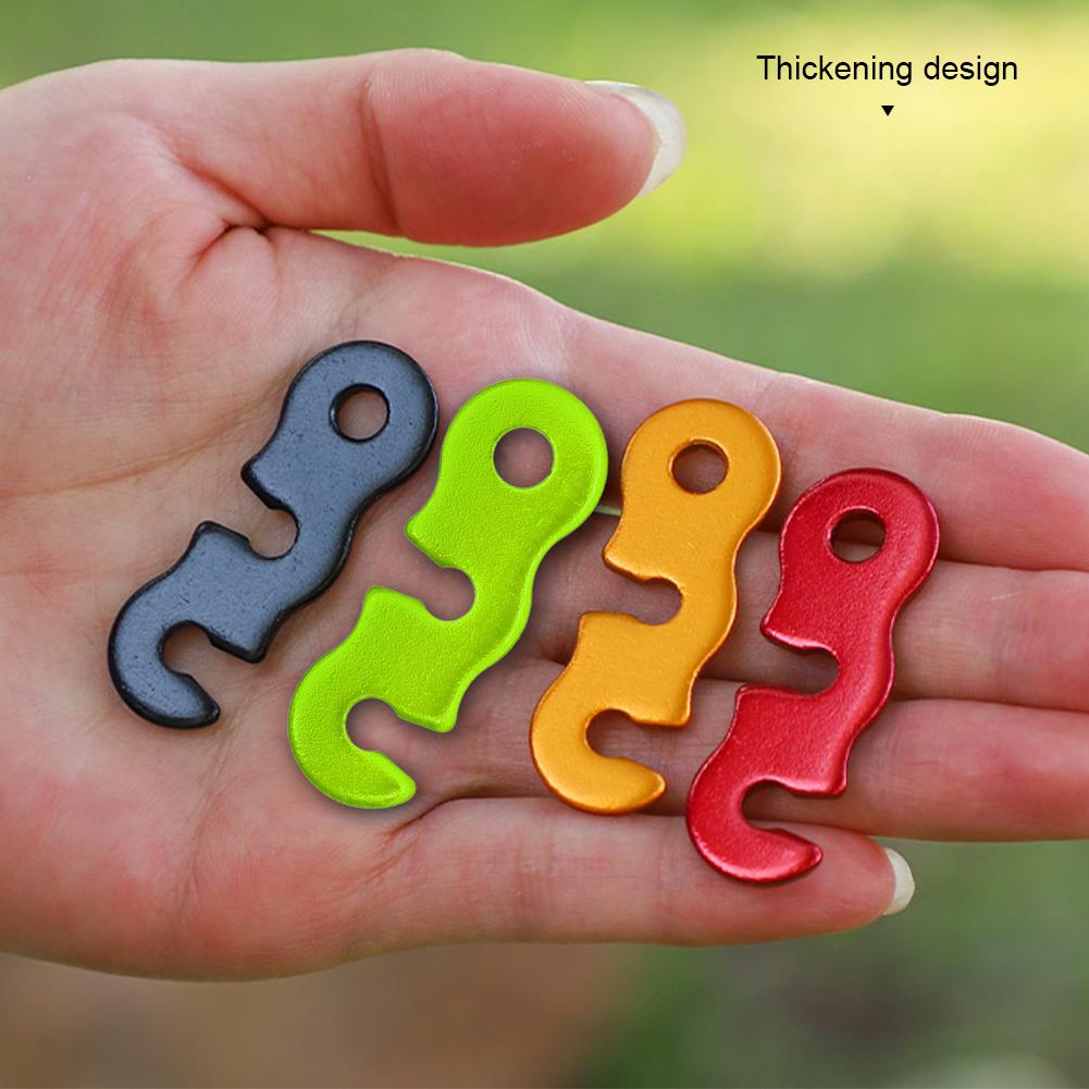 Outdoor Camping Tent Wind Rope Accessories Three Eye Adjustable Buckle Canopy Rope Pull Buckle