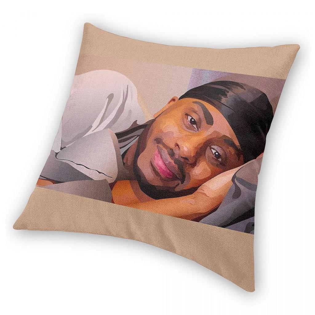 Niko Omilana Sharky Beta Squad Pillowcase Polyester Linen Velvet Pattern Zip Decorative Sofa Seater Cushion Cover