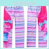 Trolls Girls Cartoon Print Long Pants With Polyester Fabric For Daily Playwear