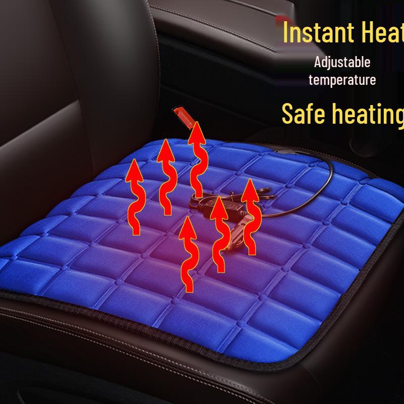 Four-Season Heated Car Seat Cushion Set: Interior Accessories for Comfort