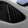 Trojúhelníková mřížka ve tvaru žraločího žábru, Dekorativní sada výdechu vzduchu zadního okna auta pro Ford Focus MK2 Mustang 2005-2015 Hatchback