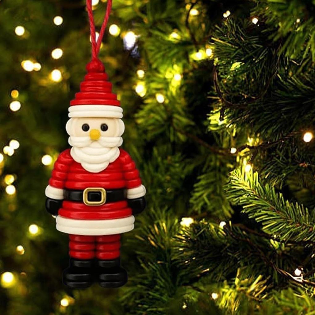 5 - Button Kit - DIY Button Handmade Kit, Novel Christmas Decorations. Santa and for Creative Decorations Gifts