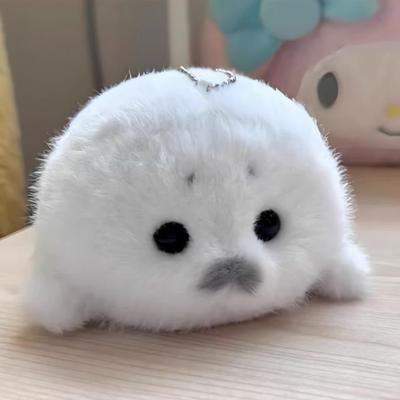 Kawaii White Seal Plush Toy Bag Pendant Animal Pendant Animal And Cute Plush Doll Pendant Doll Keychain Bag Pendant For Gift