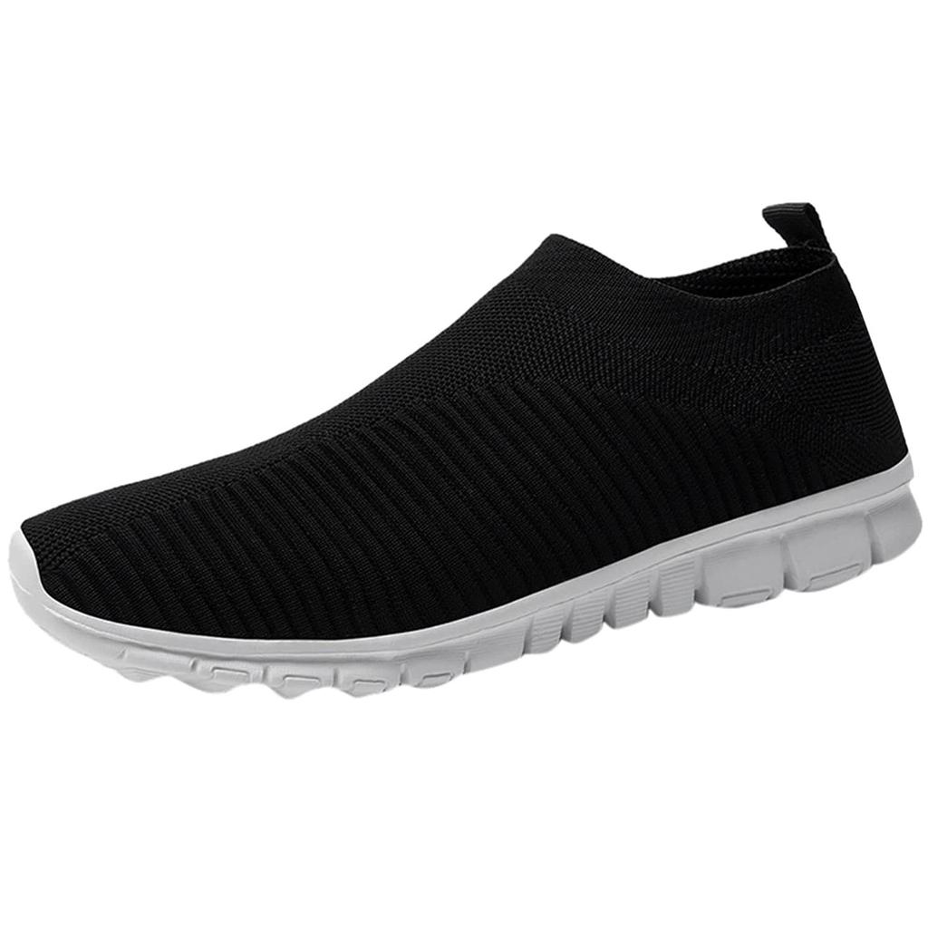 Men And Women  Slip-on Mesh Breathable Lightweight Sports Running Shoes