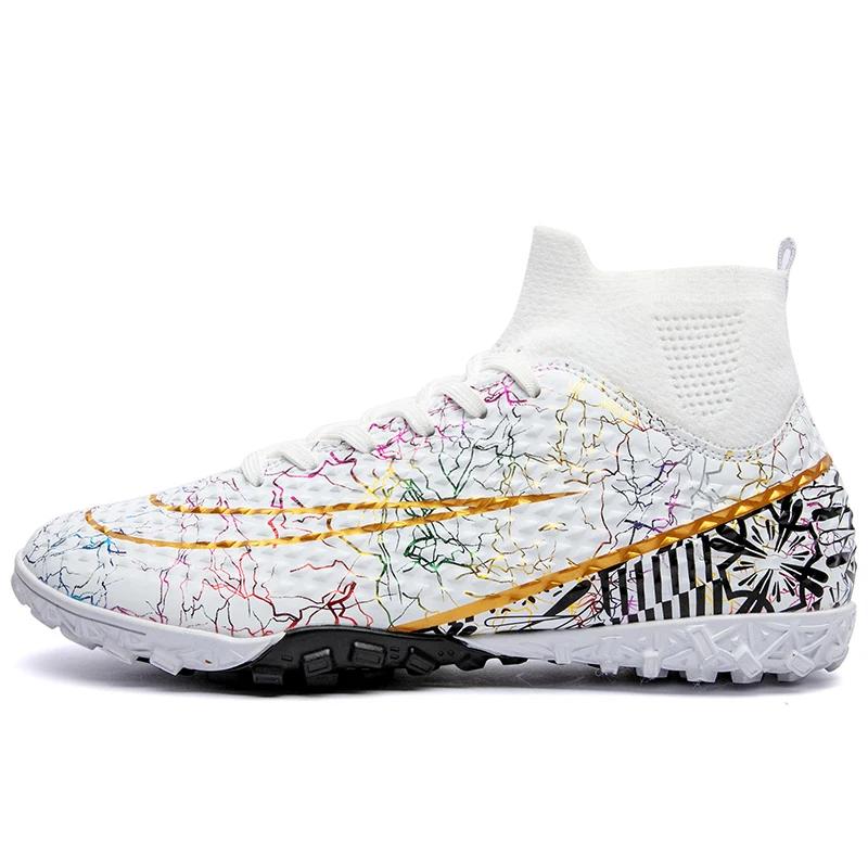 Męskie Buty Piłkarskie Outdoorowe Z Kolcami Profesjonalne Buty Piłkarskie Buty na Boisko Halowe TF/FG Szybkie Trampki Antypoślizgowe