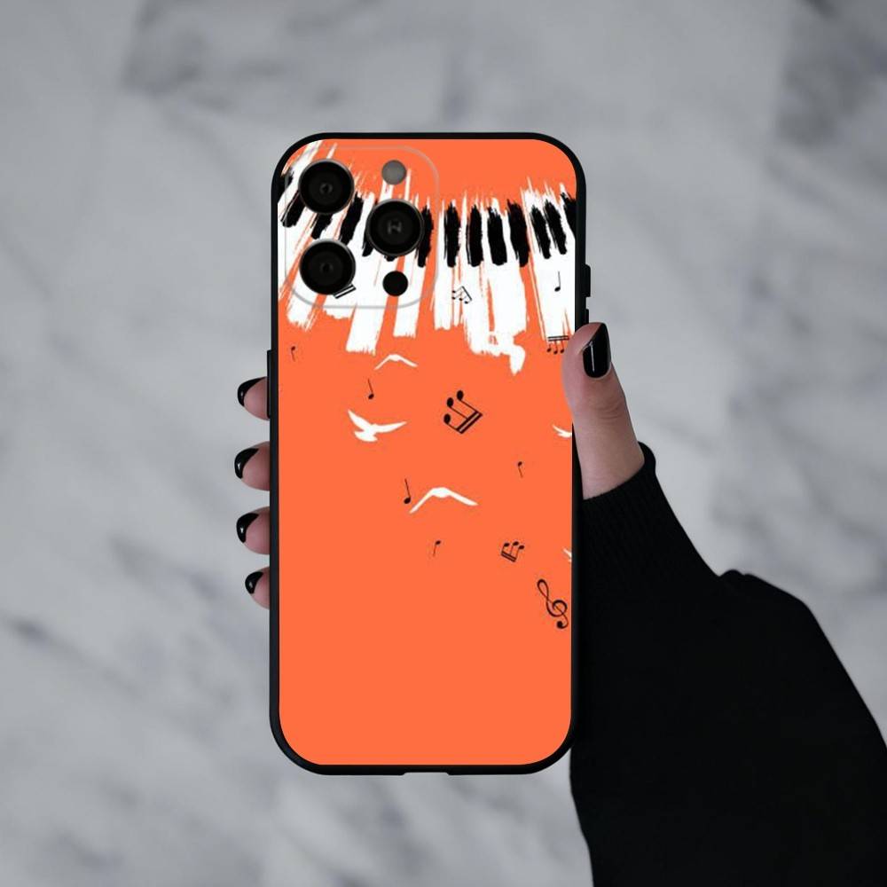 Keyboard Art Piano Phone Case Silicone Soft For IPhone 17pro 16 15 14 13 12 11 X XR Plus Pro Max Plus