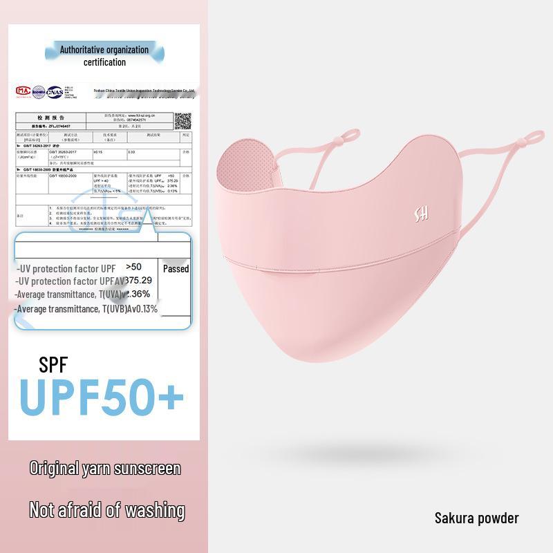 Women's Gradient Summer Sunscreen Mask - UV Protection, Breathable, Cool, Riding Face Cover