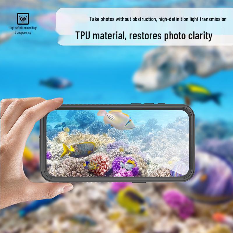 Apple iPhone Waterproof, Drop-Proof Protective Case: Compatible with 13, 14 Pro Max, 15, 16, 17e. For Outdoor Use.