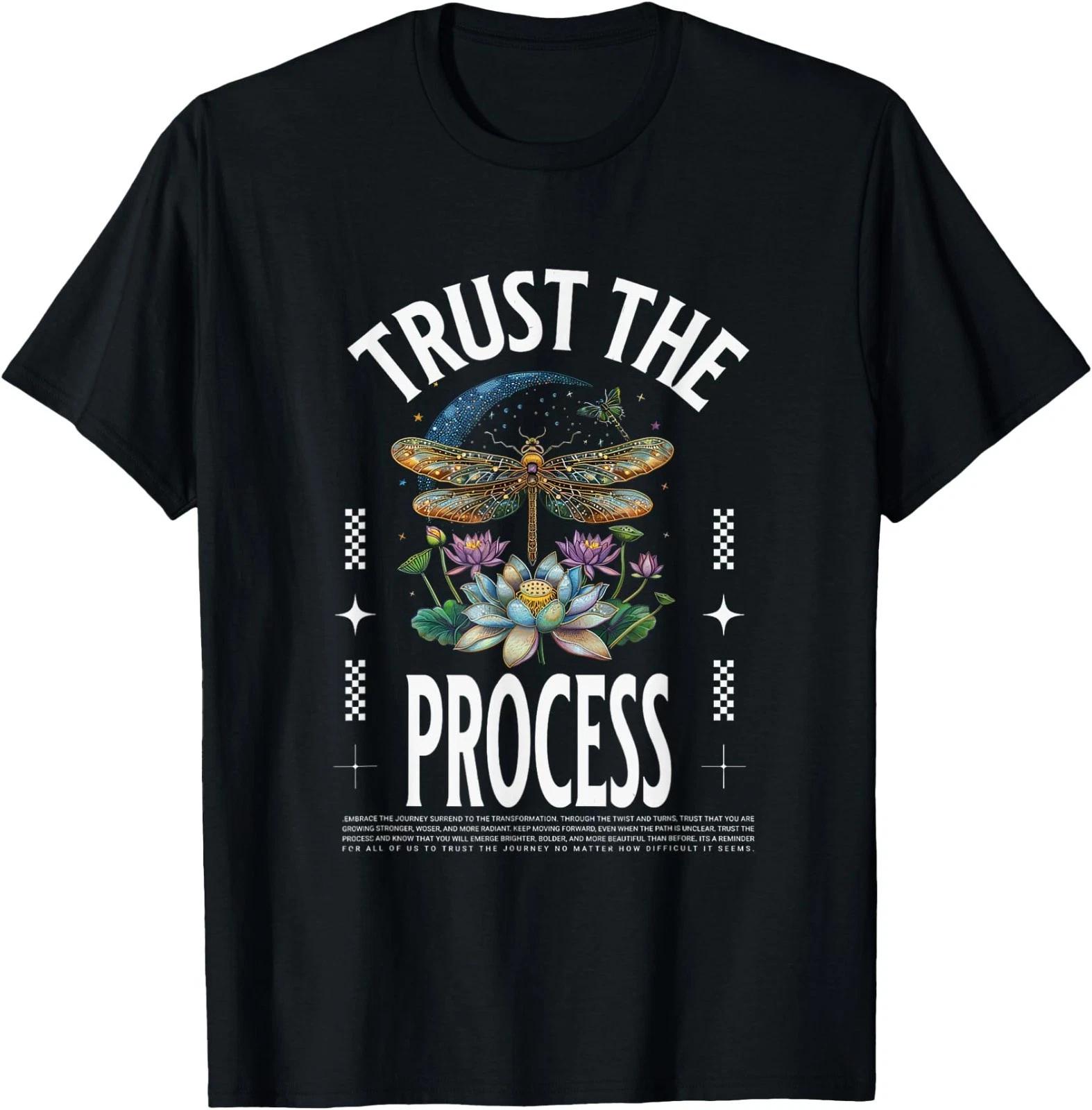 Trust The Process Motivational Inspiration Stay Focused T-Shirt 2XL