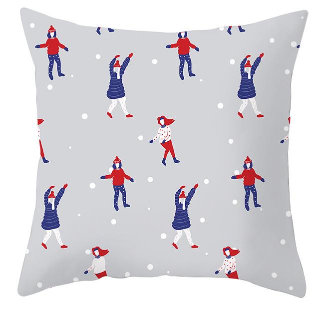 New Christmas Pillowcase Small Fresh Christmas Tree Home Cushion Cover