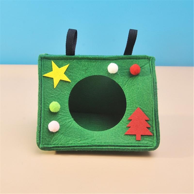 Hamster Hanging Swing Hanging Rabbits Toy Soft Swing House for Hamster for Guinea Pigs, Gerbils Molar Toy Bed