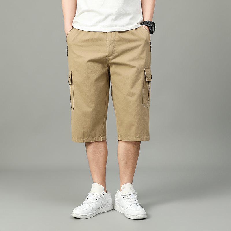 Men s Trendy Summer Workwear Shorts: Casual, Loose Fit, Lightweight Pants for All Ages L
