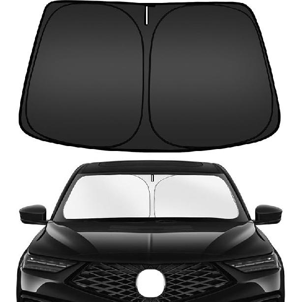 ARISMOTOR Windshield Sun Shade For Hyundai Kona 2024-2025 2026,  Fit Foldable Front Window Sunshade Sun Visor Protector, Block UV Rays Keep Your Car