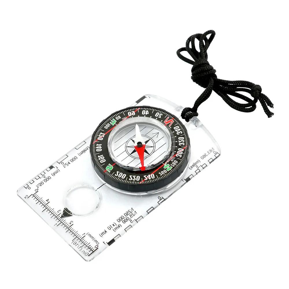 Waterproof Baseplate Orienteering Compass for Map Reading High Visibility Design Outdoor Hiking Camping Navigation Survival Gear