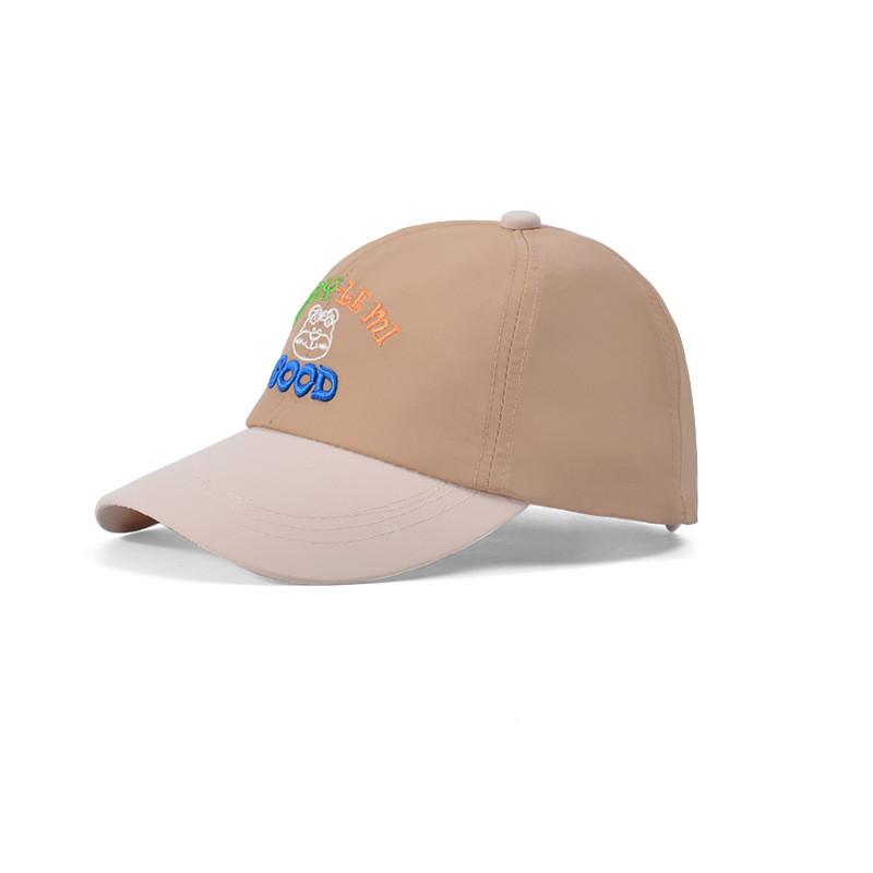 

Детская мультяшная бейсболка с защитой от солнца и дышащей тканью для активного отдыха хаки