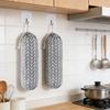 Cotton Linen Wall Hanging Trash Bag Dispenser For Kitchen Bathroom Garage Storage Sturdy And Tear Resistant