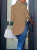 2024 Trendy Irregular Long Sleeve Women's Shirt - Four Seasons Fashion