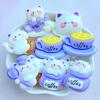 10Pcs New Cute Resin Mixed Cat Coffee Series Flat Back Fit Phone Deco Parts Embellishments For Hair Bows Accessories