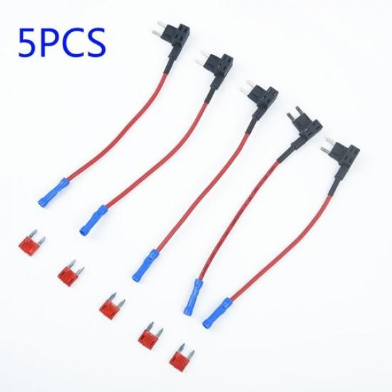 5pk Add A Circuit Mini Blade Fuse Splice Holder Locate A Quick Power Source