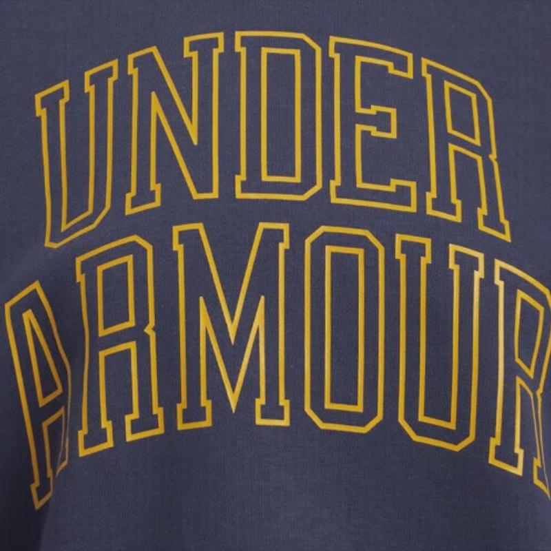 Under Armour Rival Fleece Varsity Series Comfortable Fashionable Versatile Hoodie Women Hoodies 6007880-410