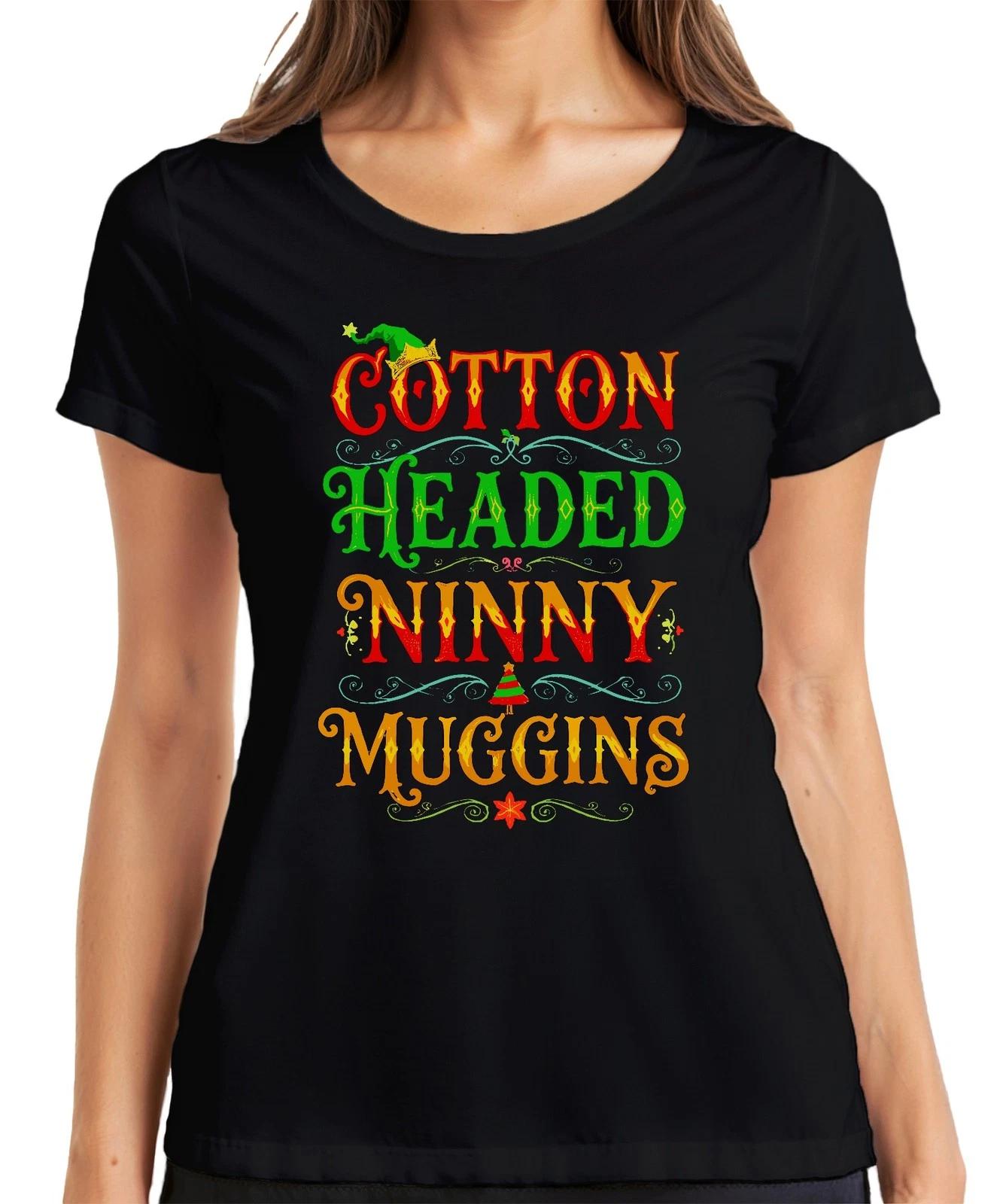 Cotton headed ninny muggins Buddy der Weihnachtself Filmzitat Damen T-Shirt XXXL