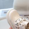 Fashion Casual Versatile Child Shoes Trendy Retro New Girls Boots Simple Thick Soled Comfort Girl Shoe Warm Non Slip Winter Boot