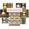 6W/10W LED Wall Light Outdoor Waterproof IP65 Porch Garden Wall Lamp & Indoor Bedroom Bedside Decoration Lighting Lamp Aluminum