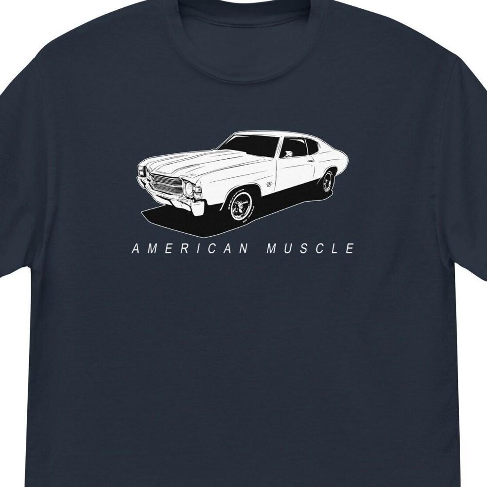 1971 Chevelle Shirt, Mens American Muscle Car Enthusiast T-Shirt Unisex T-Shirt S