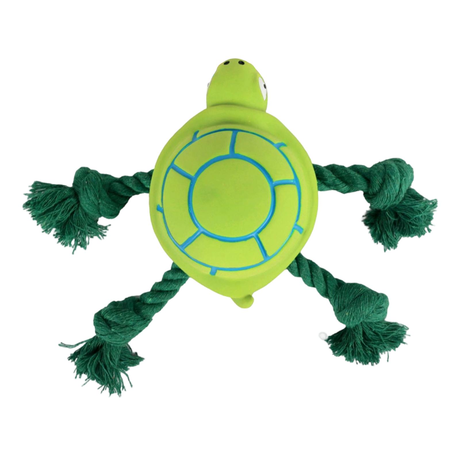 

Durable Latex Dog Toy with Rope Knots for Chewing and Tugging Interactive Pet Play Safe Non-Toxic Material Octopus Design One Size