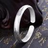 Fashionable Silver Leaf Open Bangle for Students & Best Friends