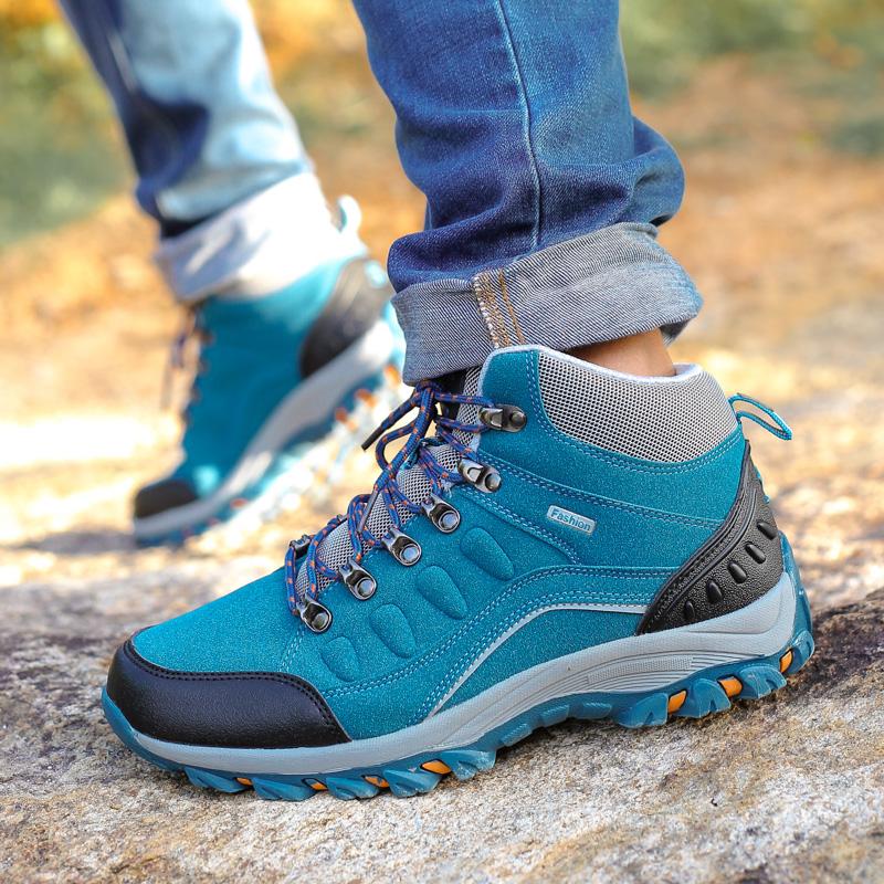 Men's Outdoor Hiking Shoes High -top Waterproof Hiking Boots Sports Shoes