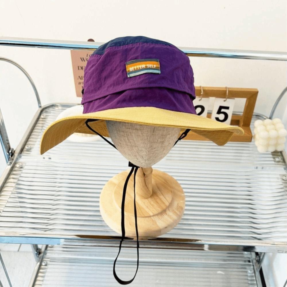 Sombrero de Campaña de Ala Ancha Moda Secado Rápido Material Delgado Sombrero de Pescador Protección Solar Resistente a los Rayos UV Gorra Senderismo al Aire Libre