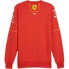 Puma Logo Printed Crew Neck Long Sleeve Sweatshirt Men Sweatshirt Red 763599-01