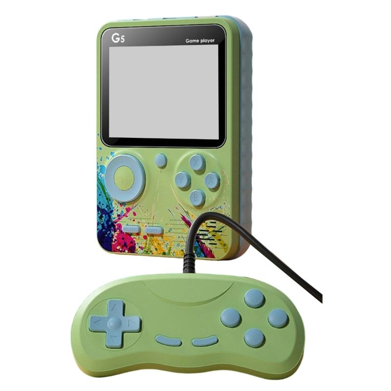 Portable Handheld Game Console Build In 500 Classical Game Rechargeable Battery Small Design for Kids Adults Travel