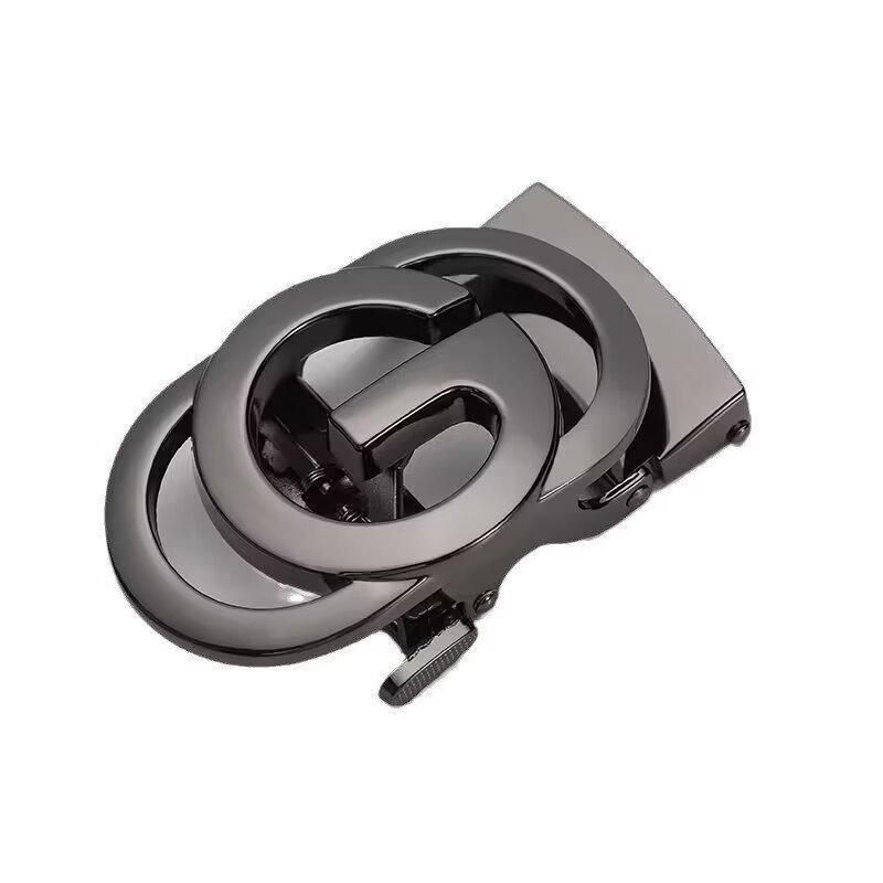 

Пряжка для ремня из цинкового сплава, автоматическая пряжка Z-образной формы, мужская пряжка для ремня, кожаная пряжка G-образной формы 100-135CM