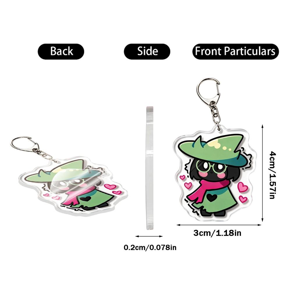 Pack 2D Acrylic Keychain Christmas Advent Calendar Surprise