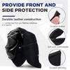 1 Sets of Welded Helmet Covers and Helmet Bib Sets, with Welded Accessories Featuring a Press Fit Seal To Protect the Neck, Suit
