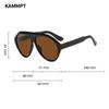 Retro Black Pilot Shades Fashion Brand Gradient Lady Sunglasses New in Women's Decor Sun Glasses for Driving Hiking