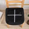 Black Eco Leather Cover For The Chair Seat