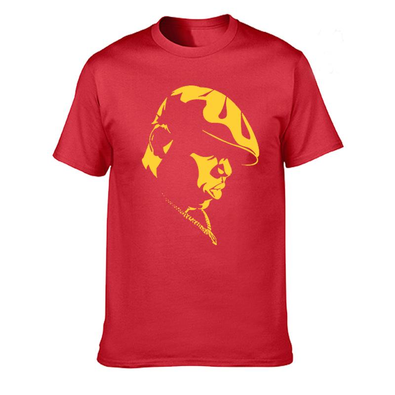 Divertente Maglietta Notorious Big Uomo Manica Corta Biggie Smalls T-shirt Hiphop Rock Biggie Smalls Maglietta Uomo Notorious B.I.G. Tee Tops