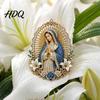 Faith Symbol Brooch Sacred Heart of Jesus Brooch Confirmation Souvenir Christian Accessory