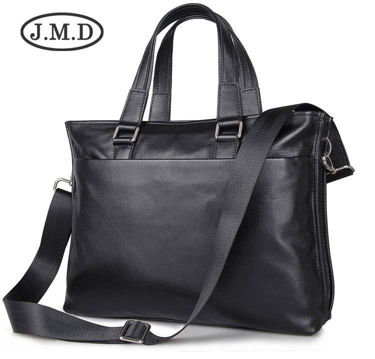 

Мужской портфель из натуральной кожи: Износостойкая, водонепроницаемая сумка для ноутбука из коровьей кожи для юристов и тех, кто ездит на работу чёрный